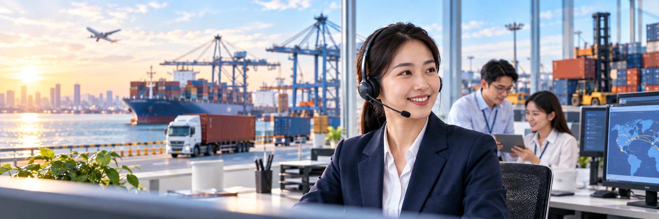 Sange River customer support and global logistics coordination