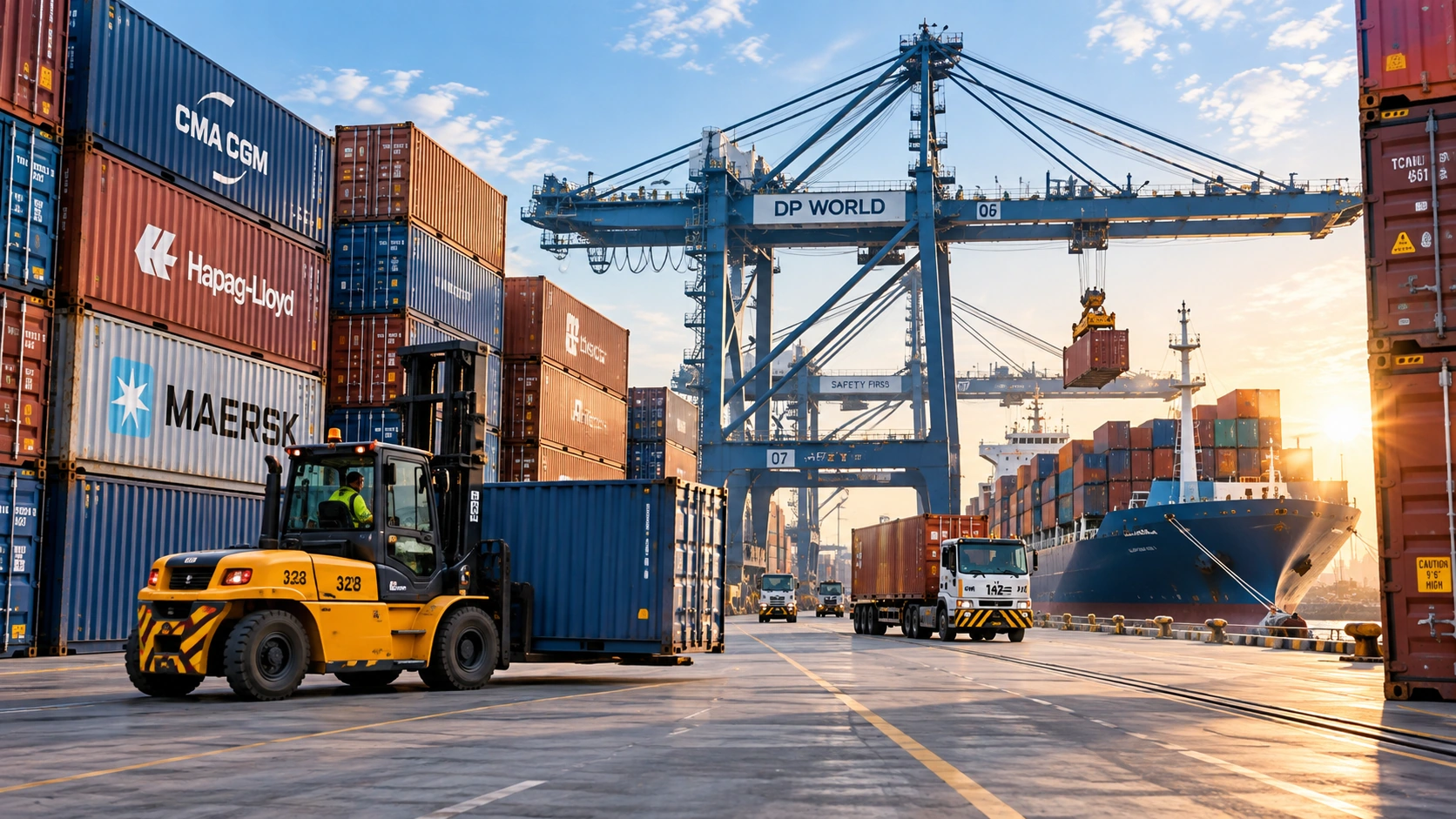 Sange River logistics service in action