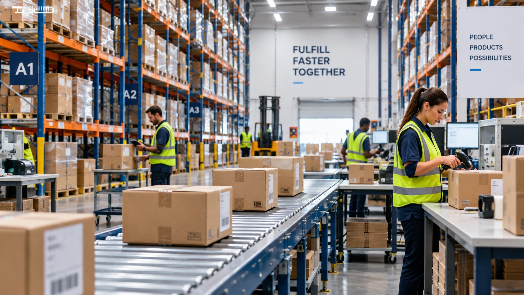 Sange River logistics service in action